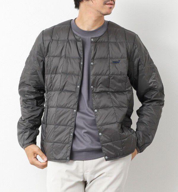 NOLLEY'S goodman「【TAION/タイオン】別注クジラ刺繍CREW NECK BUTTON DOWN JACKET」|ダウン|