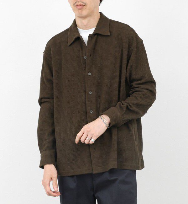 NOLLEY'S goodman「ウォッシャブル ニットシャツ 25AW」|シャツ・ブラウス|