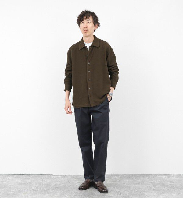 NOLLEY'S goodman「ウォッシャブル ニットシャツ 25AW」|シャツ・ブラウス|