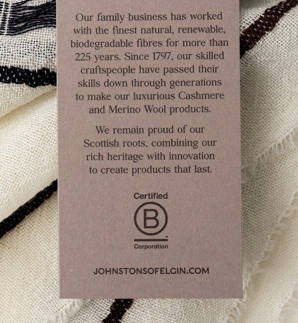 NOLLEY'S goodman「【Johnstons of Elgin/ジョンストンズ・オブ・エルガン】WB002860 Cyrus Scarf 70」|ストール|