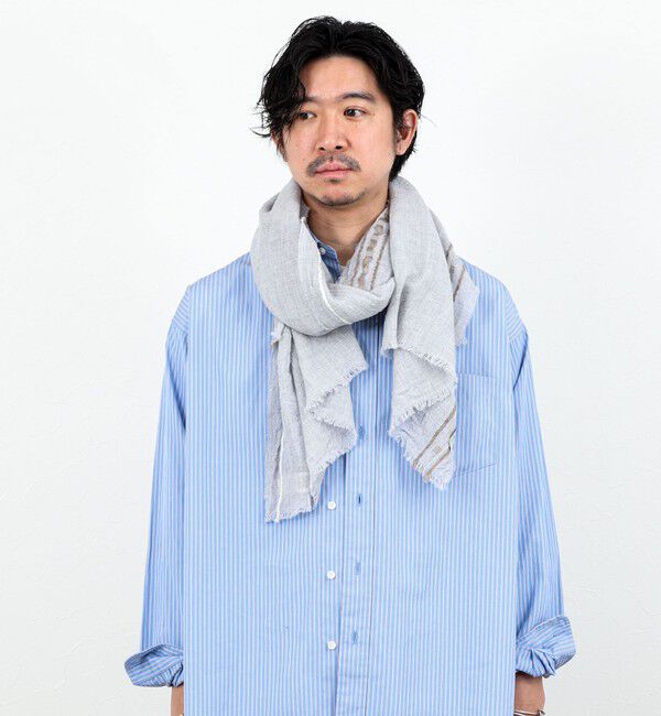 NOLLEY'S goodman「【Johnstons of Elgin/ジョンストンズ・オブ・エルガン】WB002860 Cyrus Scarf 70」|ストール|