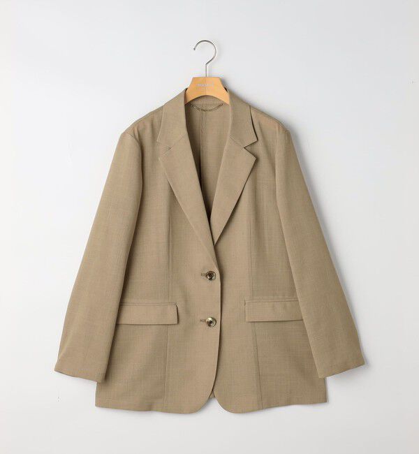 NOLLEY'S sophi「《セットアップ対応》ウォッシャブルリネンライクシアーボイルジャケット」|テーラードジャケット|