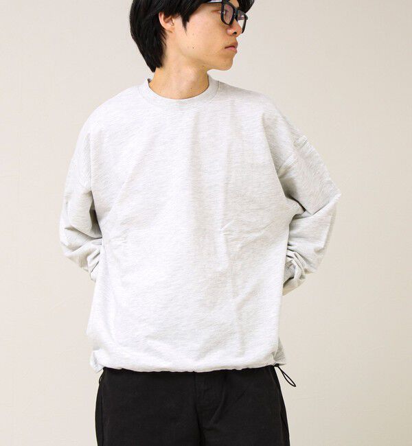 GLOSTER「【無地/リアルツリーカモ】ミニ裏毛 裾ドロストスウェット」|スウェット・ジャージ|