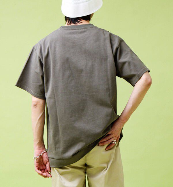 GLOSTER「【GEVACO/ゲバコ】フロントプリント刺繍Tシャツ」|Tシャツ・カットソー|