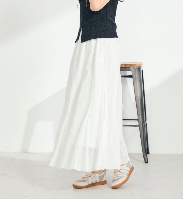 fredy emue「COTTONマチ付きギャザースカート」|スカート|