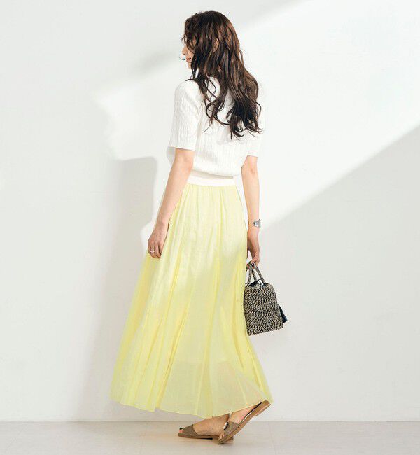 fredy emue「COTTONマチ付きギャザースカート」|スカート|