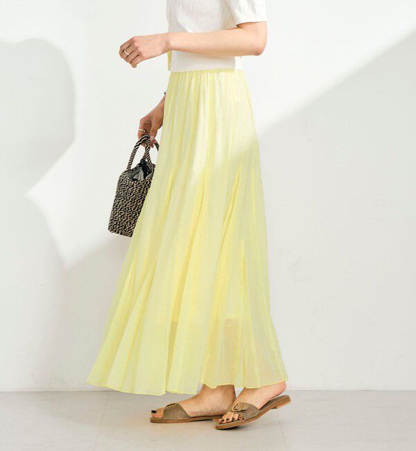 fredy emue「COTTONマチ付きギャザースカート」|スカート|