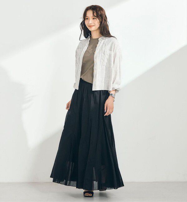 fredy emue「COTTONマチ付きギャザースカート」|スカート|