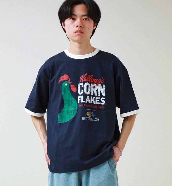 GLOSTER「【FTL &times; KELLOGGS】RINGER T-SHIRT」|Tシャツ・カットソー|