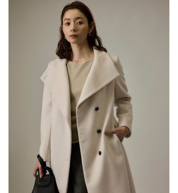 ROPE「プレミアムカシミヤ ロングコート【Sサイズフェア対象】」|ステンカラーコート|