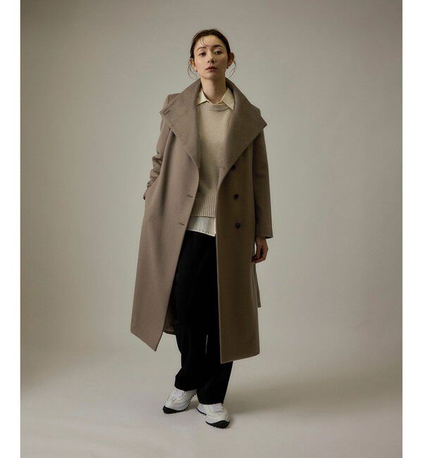 ROPE「プレミアムカシミヤ ロングコート【Sサイズフェア対象】」|ステンカラーコート|