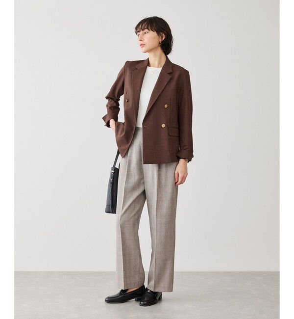 Rope&rsquo;Picnic「八方映えニット ハーフスリーブニット/UVカット・接触冷感・イージーケア」|ニット・セーター|