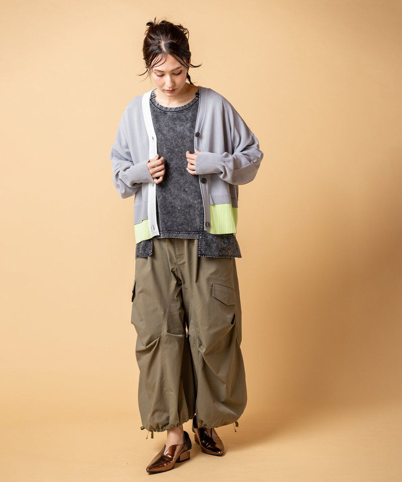  「2WAY切替ニットカーディガン」|カーディガン|