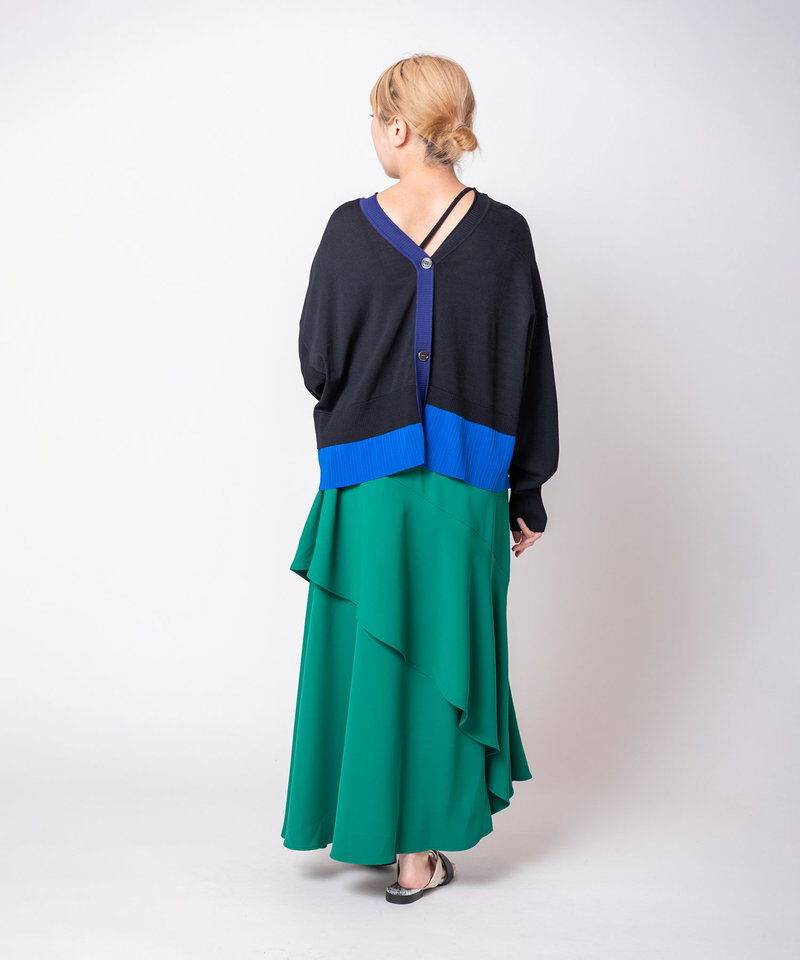  「2WAY切替ニットカーディガン」|カーディガン|