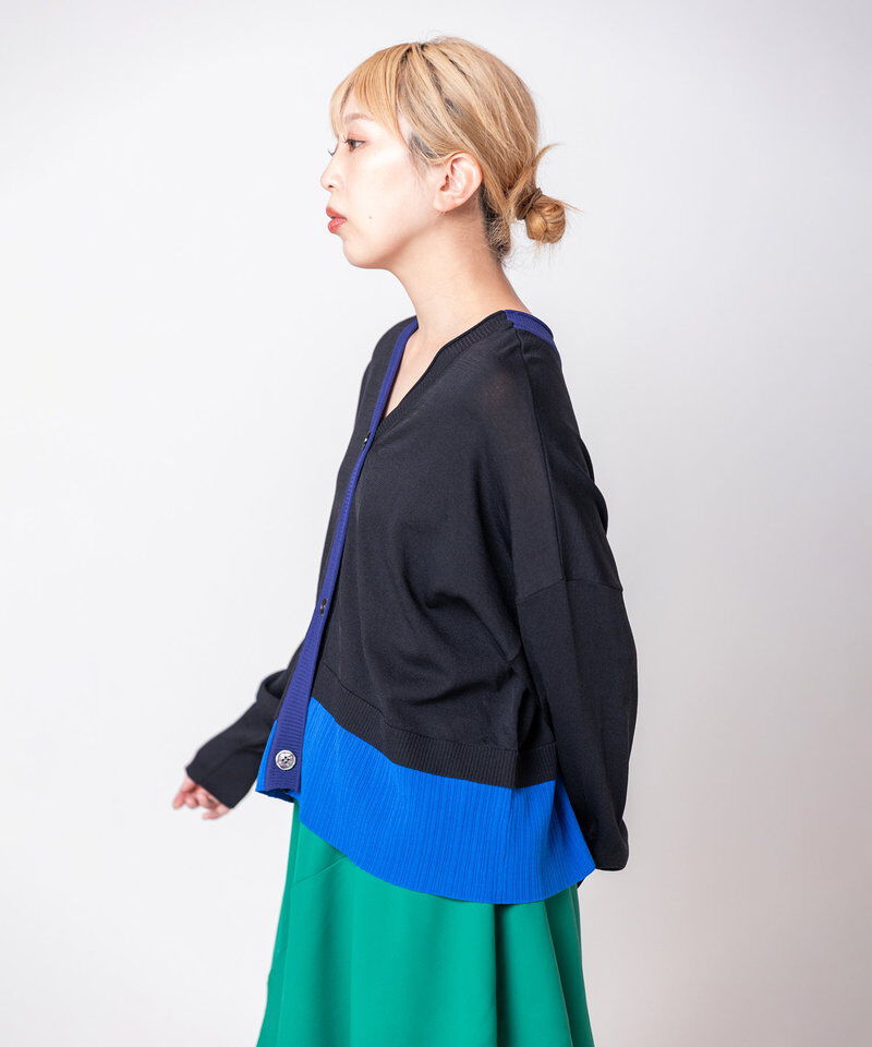  「2WAY切替ニットカーディガン」|カーディガン|