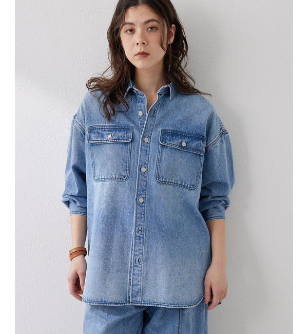  「ドロップデニムシャツ」|シャツ・ブラウス|