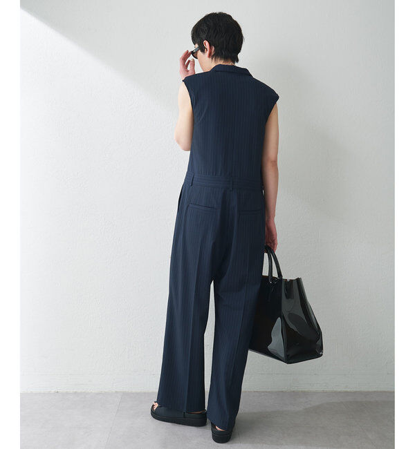  「【THE PAUSE】テーラーカラーノースリーブジャンプスーツ」|ワンピース|