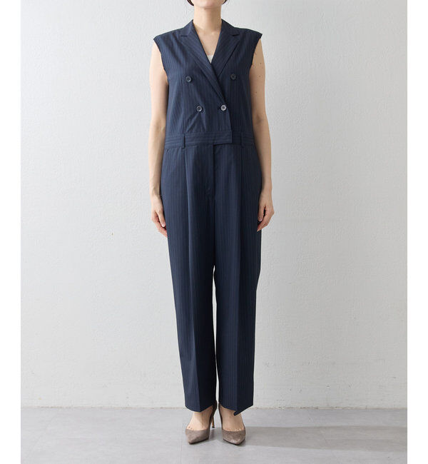  「【THE PAUSE】テーラーカラーノースリーブジャンプスーツ」|ワンピース|