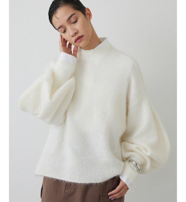 THE PAUSE「【THE PAUSE】バレルスリーブニット」|ニット・セーター|