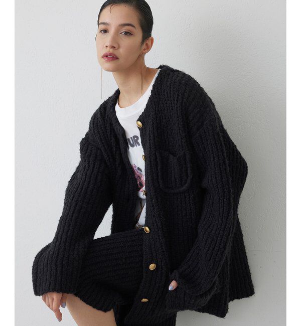 THE PAUSE「【THE PAUSE】ニットボタンジャケット」|その他|