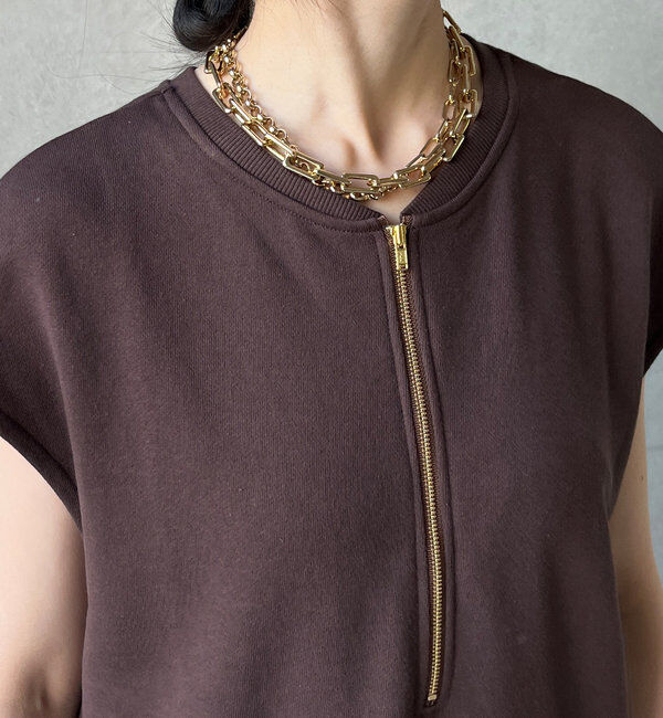  「【SAKURA&times;こっち企画】前後2WAYジップワンピース」|ワンピース|