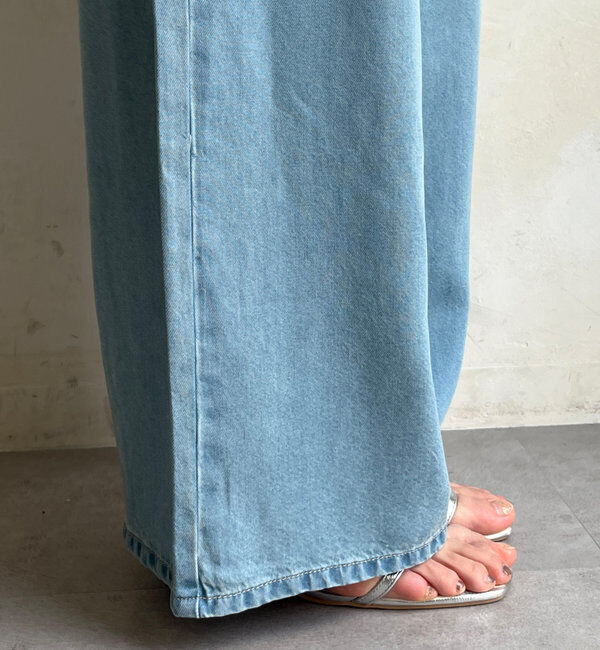  「リヨセルドロストワイドデニム」|デニム|