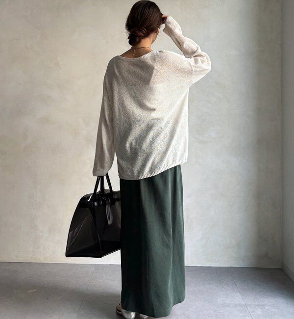  「ペーパーヤーンプルオーバー」|ニット・セーター|