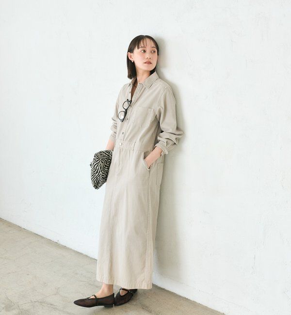  「【MONN&times;Yoshiiiiii】デニムシャツワンピース」|ワンピース|