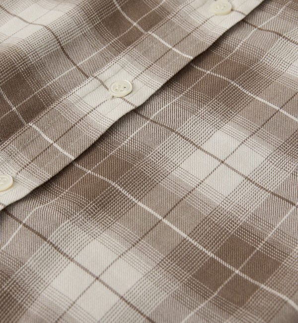  「ウォッシュドチェックワイドシャツ」|シャツ・ブラウス|