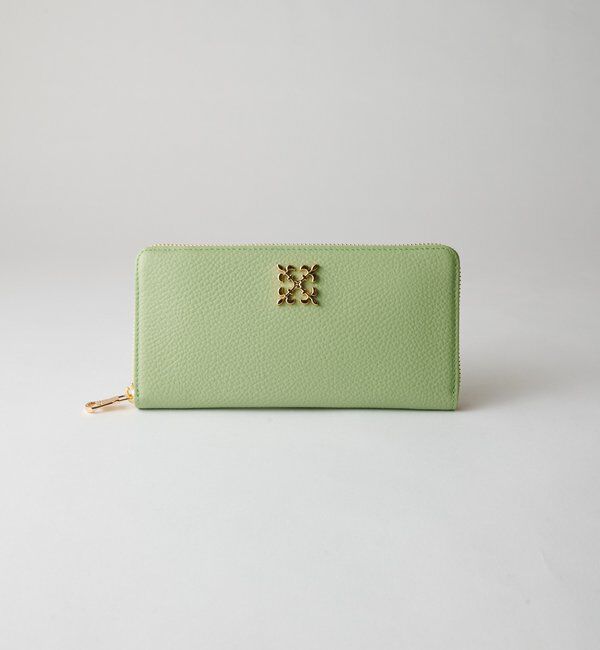  「モノグラムプレートラウンドジップウォレット」|財布|