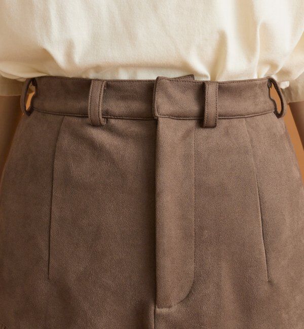  「フェイクスウェードフリンジスカート」|スカート|