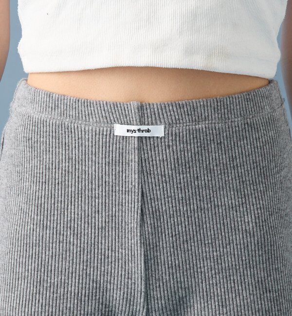  「【SETUPで着るのも◎】起毛リブショートパンツ」|チノ|