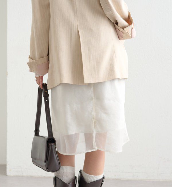  「シアーミドルスカート」|スカート|