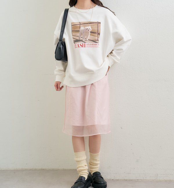  「シアーミドルスカート」|スカート|