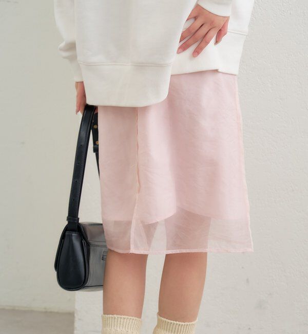  「シアーミドルスカート」|スカート|