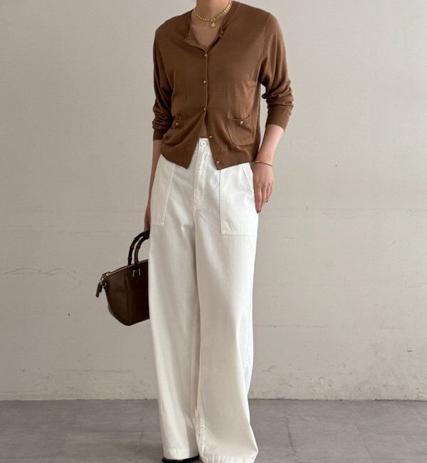  「シルクニットカーデ」|ニット・セーター|