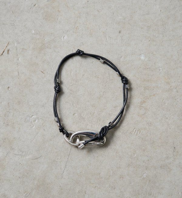  「【GALENA/ガレナ】コードブレス」|ブレスレット・バングル|ブラック