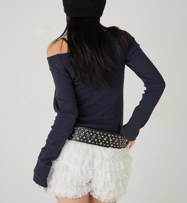  「アイレットオフショルトップス」|Tシャツ・カットソー|