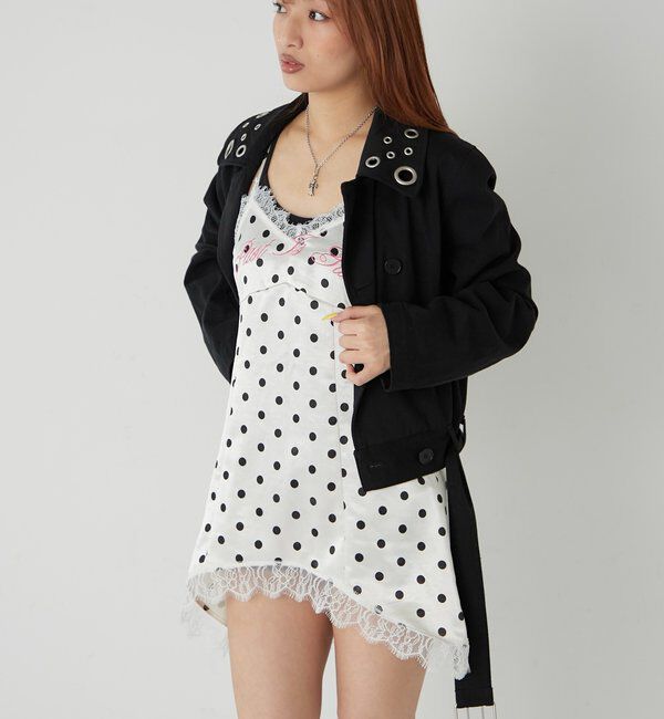  「アイレットショートPジャケット」|ブルゾン・スタジャン|