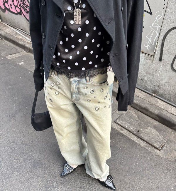  「アイレットショートPジャケット」|ブルゾン・スタジャン|