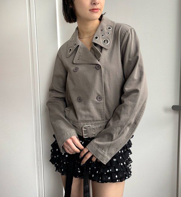  「アイレットショートPジャケット」|ブルゾン・スタジャン|
