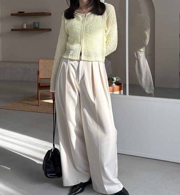  「【mana企画】シャーリングホックブラウス」|シャツ・ブラウス|