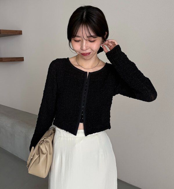  「【mana企画】シャーリングホックブラウス」|シャツ・ブラウス|