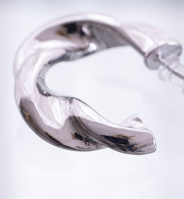 Rouge vif「【sauvage peau】メタルビジューピアス」|ピアス|