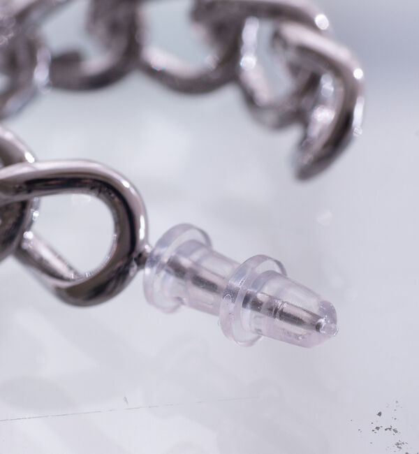 Rouge vif「【sauvage peau】メタルビジューピアス」|ピアス|