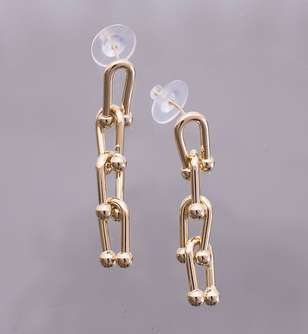 Rouge vif「【sauvage peau】メタルビジューピアス」|ピアス|その他4