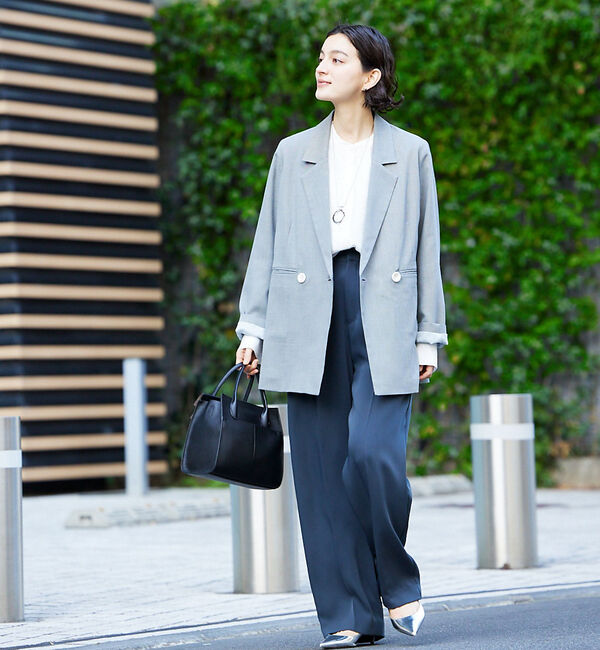 qualite「シャークスキンダブルジャケット」|その他|