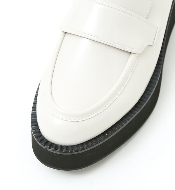 AU BANNISTER「【生活防水】厚底ローファー」|レインシューズ|