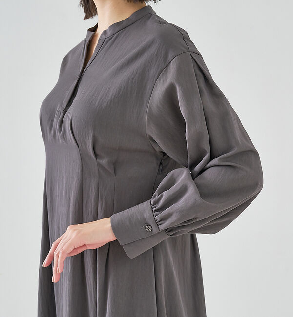 abahouse mavie「【大人のいちまんワンピ】ウエストタックワンピース」|ワンピース|