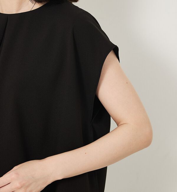 abahouse mavie「【エニデイカセット・サマー】ジョーゼットタックフレアーブラウス」|シャツ・ブラウス|